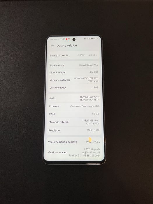 Huawei nova 8 SE 128GBID-XXL10103