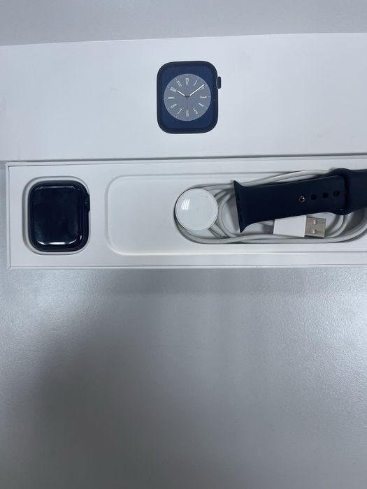 Apple Watch Series 8 45mm Midnight stare foarte buna