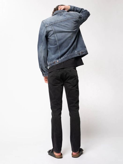 Geaca denim Nudie Jeans Bobby Blue Tribe - TRANSPORT GRATUIT