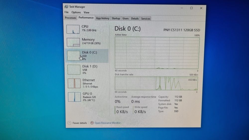 Unitate PC Office, Intel i5 6500/8GB RAM/Radeon 520 2GB/120GB SSD/RW