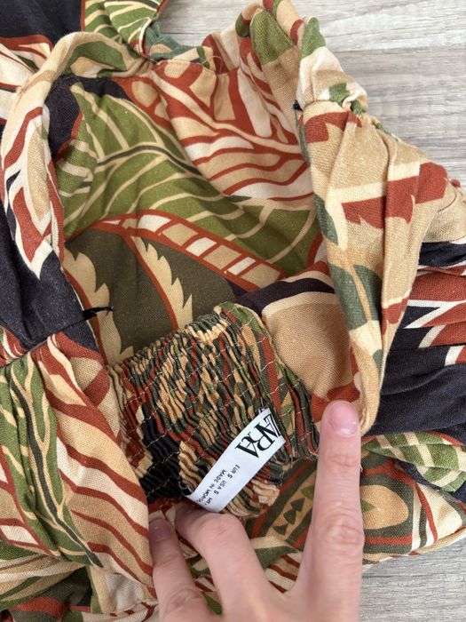 ZARA топ бюстие лятно