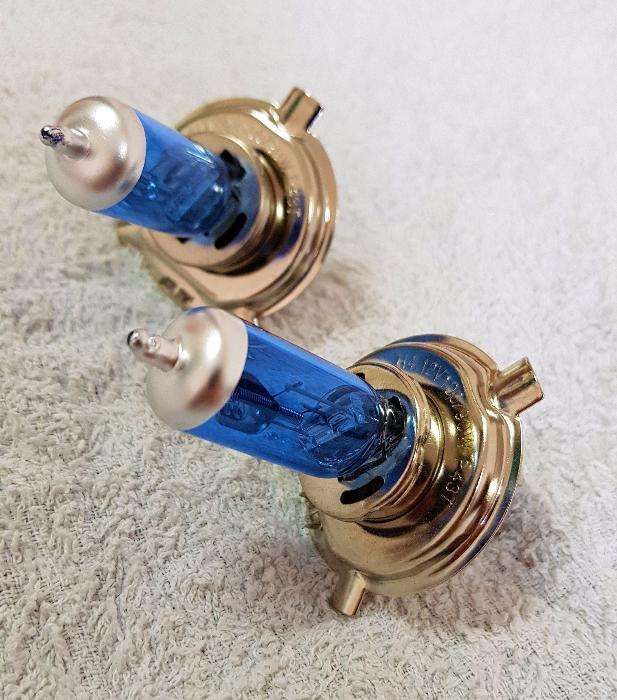 Becuri H4, H7 blue efect (xenon) 5000 K, halogen, auto, tuning
