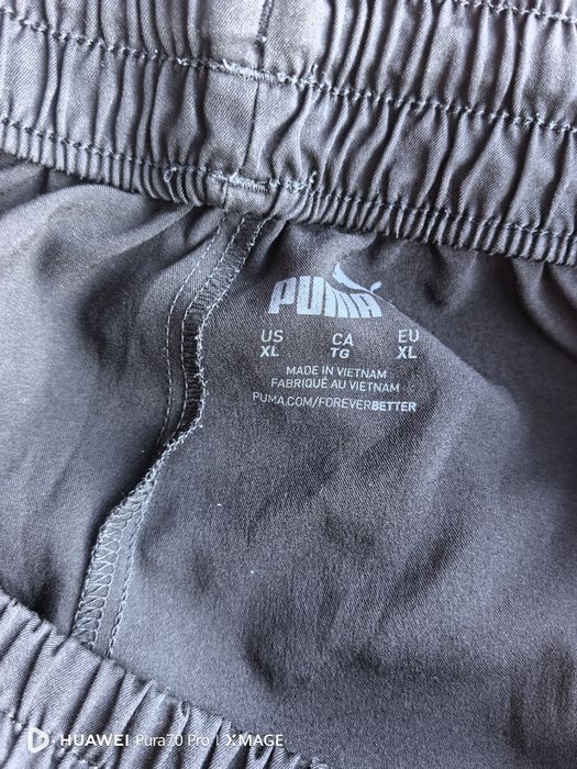 Къси черни панталони Puma XL с минимални забележки