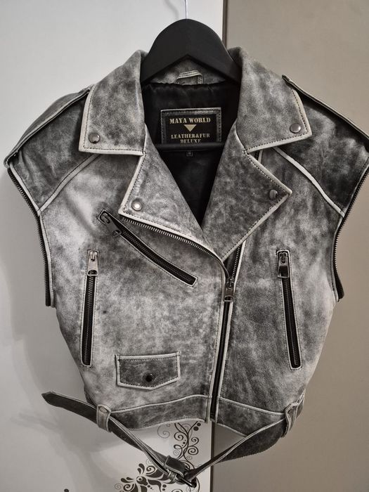 Geaca de piele dama Maya World