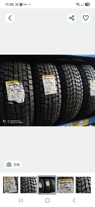 215 70 15 Dunlop Depozit anvelope