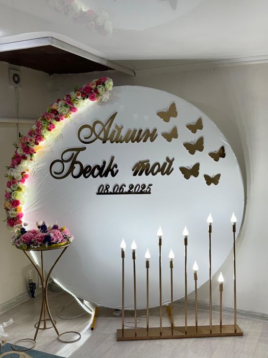 Баннер , мольберт , арки из шаров