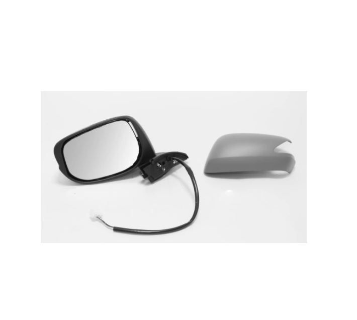 Oglinda usa exterioara Honda Jazz/FIT, 10.2008-12.2015, partea stanga, reglare electrica; grunduit; sticla convexa; 13 gauri / 5 pini; cu semnalizare
