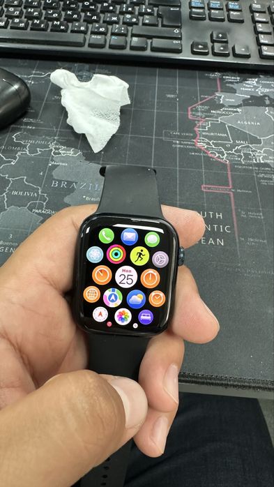 Iwatch 9 45mm original 88% batareya xolati o’ta tiniq