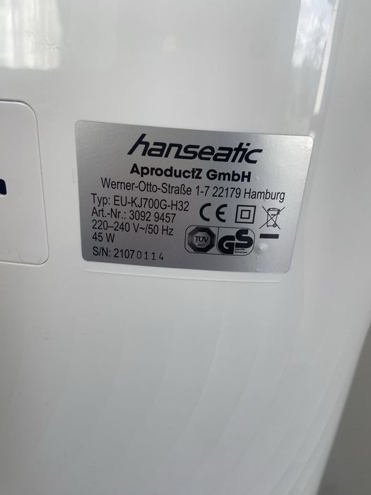 Purificator de aer Hanseatic EU-KJ700G-H32