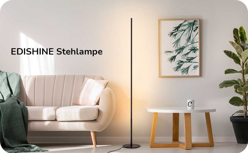 Lampadar STICK podea LED, 3000K, dimmabil, Silver ,REDUS de la 400RON