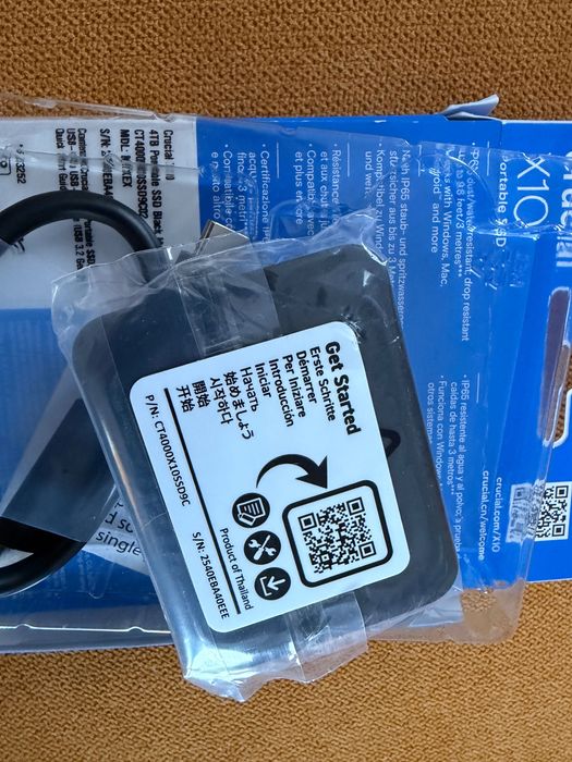 Crucial X10 External Portable SSD 4TB