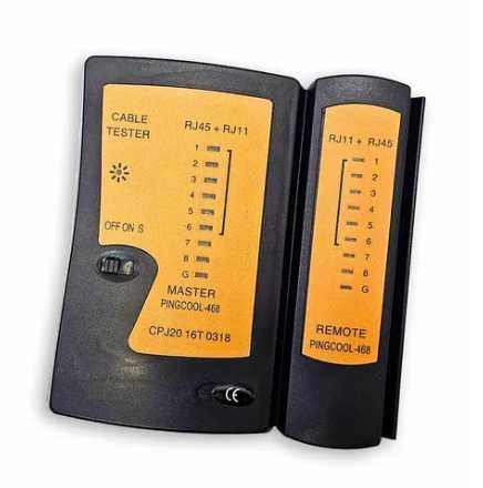 Тестер Ethernet-кабеля RJ45.RJ11(Новый)