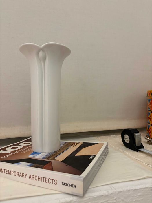 Corso Cnospa Arzberg Rosenthal portelan alb 1950 vaza