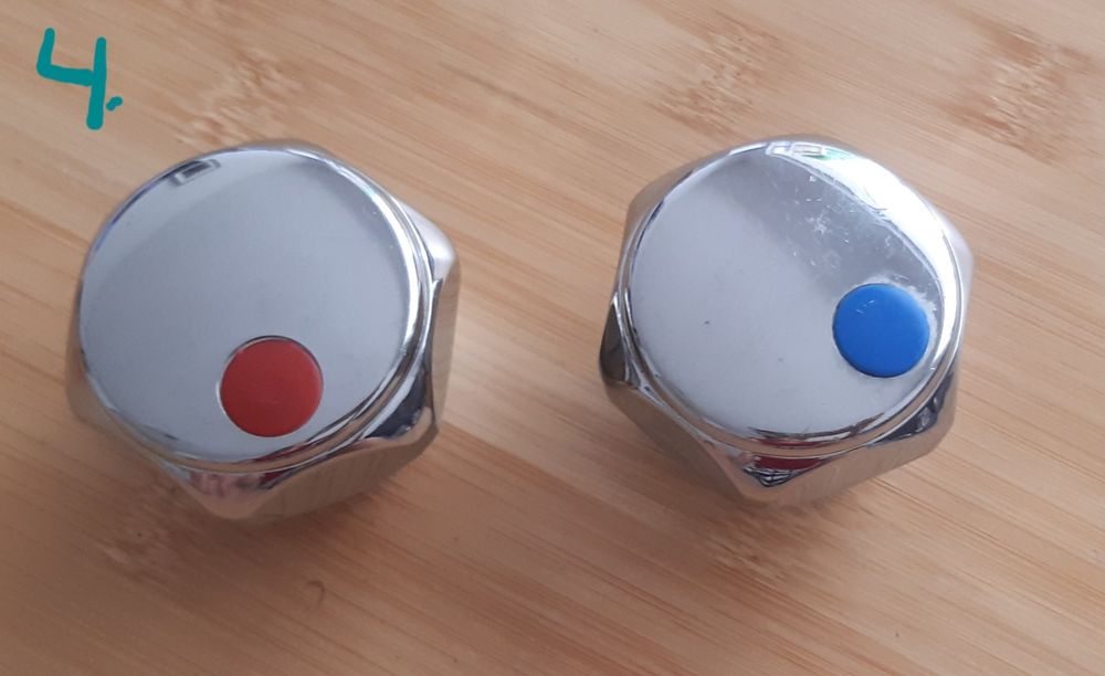 Глава за смесителна батерия 1/2" с пластмасова / метална ръкохватка