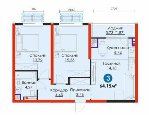 Yangiobod metrosi yonida 3 xonali kvartira! Ipoteka bor (S)