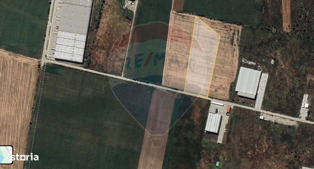 Teren Industrial 3ha/ Autostrada A2 Km 23/Dubla deschidere