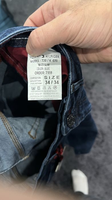 Нов модел дънки TOMMY HILFIGER.Жестоки.Налина серия от 31ви до 38ми р.