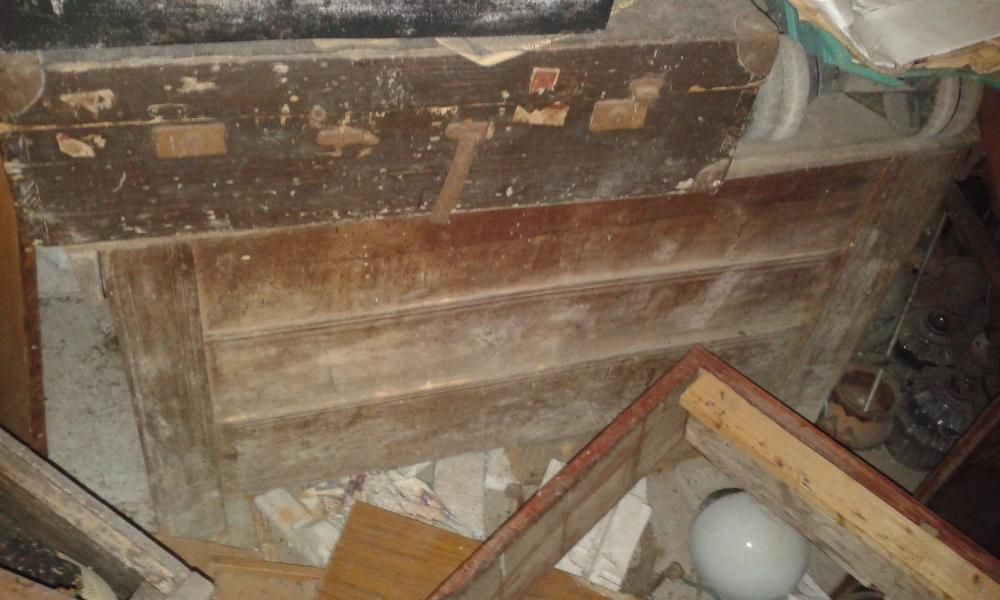 продавам антикварна ракла с рундук (куфар) - комплект
