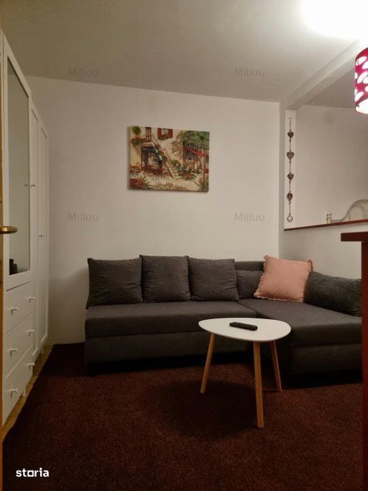 Garsoniera decomandata |  mobilata si utilata |  zona Militari