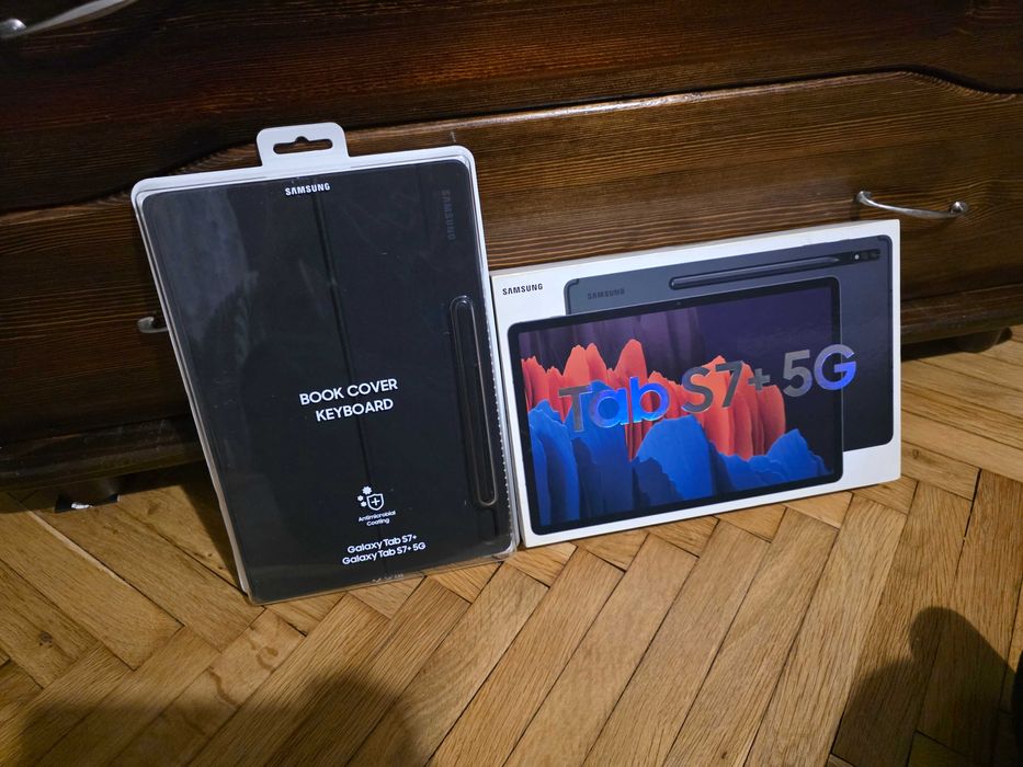 Samsung Galaxy Tab S7 + 5G 128GB Нов + клавиатура