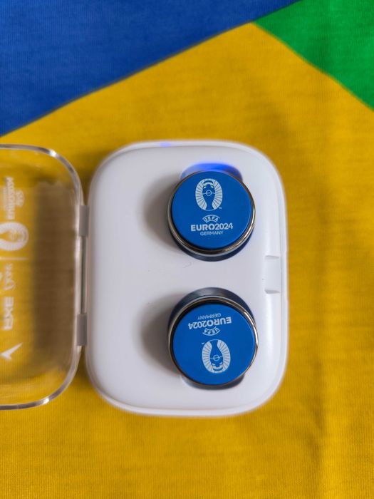 Kit suporter EURO 2024, tricou, căști, eșarfă, toate cu logo oficial