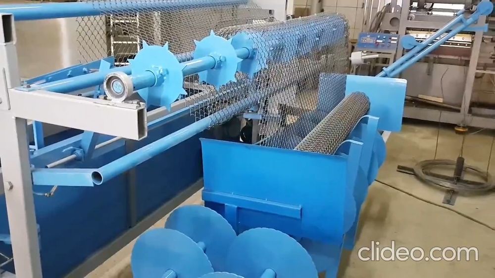 Станок для производства сетки рябицы