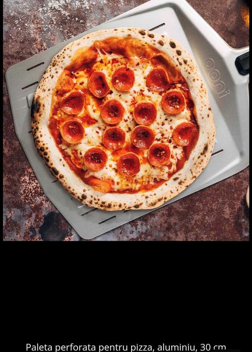 Cuptor electric pizza Ooni Volt 2 + Paleta perforata pentru Pizza