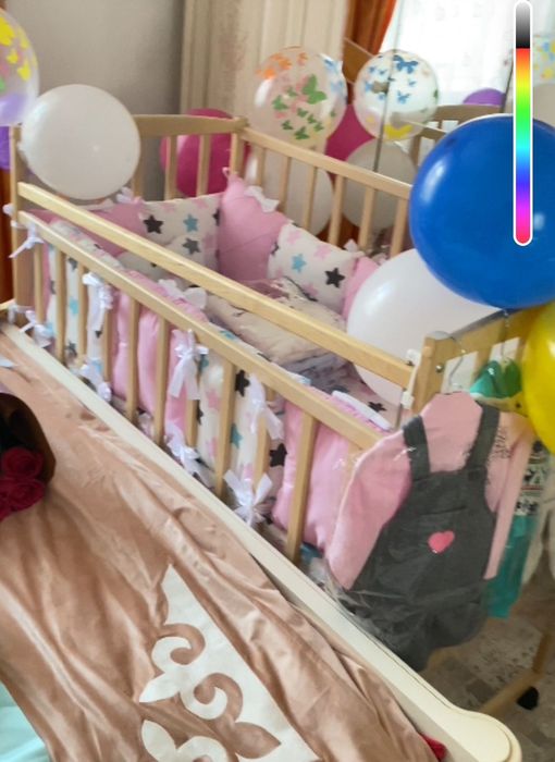 Детская кровать из дерева