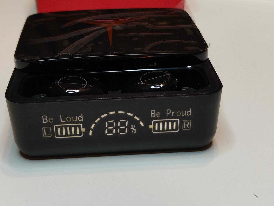 Casti Wireless M90 PRO TWS Bluetooth 5.3 LED Noise Cancelling IPX4