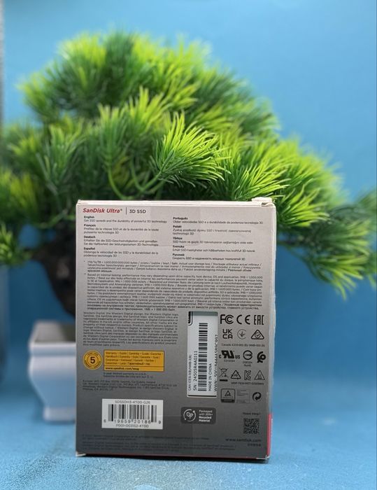 НОВ! SSD диск SanDisk Ultra 3D – 4TB, 2.5”, SATA 6Gb/s