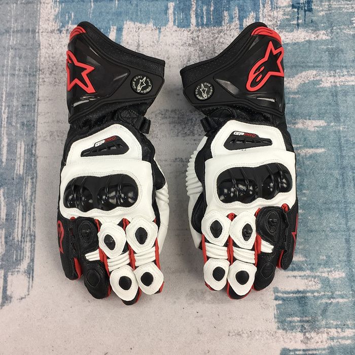 3 цвята кожени мото ръкавици Alpinestars НОВИ