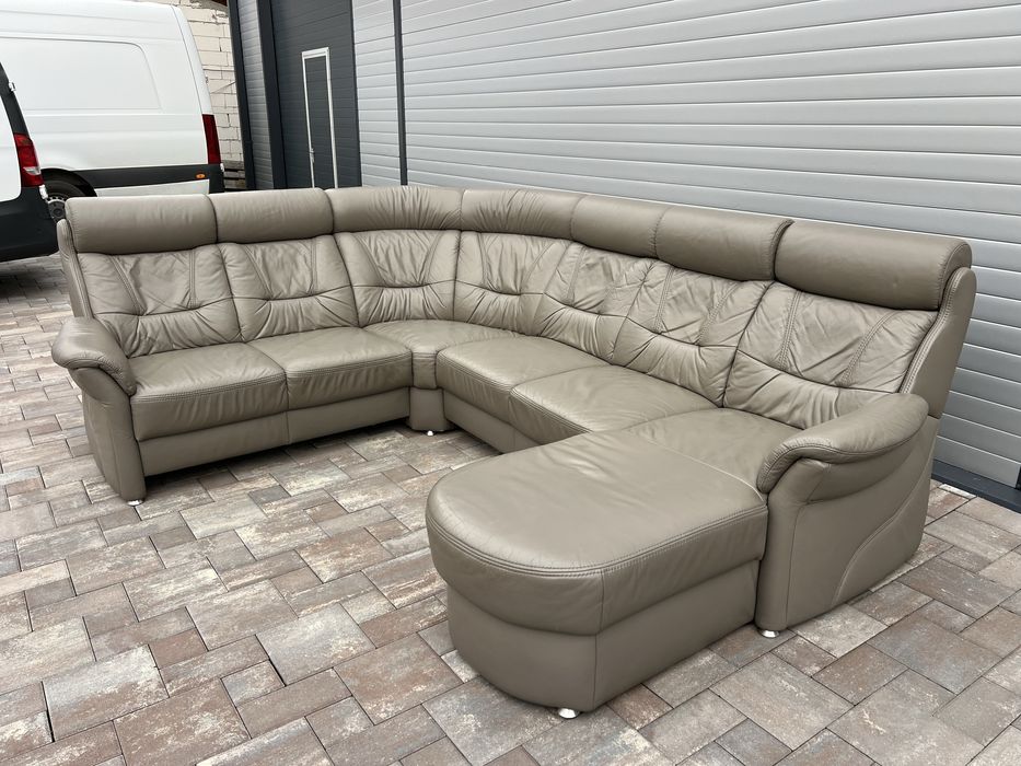 Coltar Living ~ Sufragerie XXL Piele Naturala  Forma U Himolla