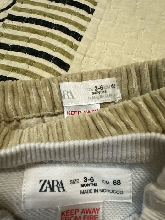 Zara комплект на малыша или малышку 68 размер 3-6 мес