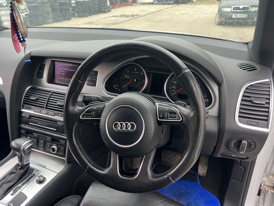 DEZMEMBREZ Piese Auto Audi Q7 Facelift Motor 3.0 diesel cod CJM CRC CJG Cutie viteze Automata NAC Fata completa Bara fata spate injectoare Turbina Kit Injectie Far Bi-xenon Led Portiera fata spate Carlig Jante aluminiu Interior Piele Volan S line Haion el