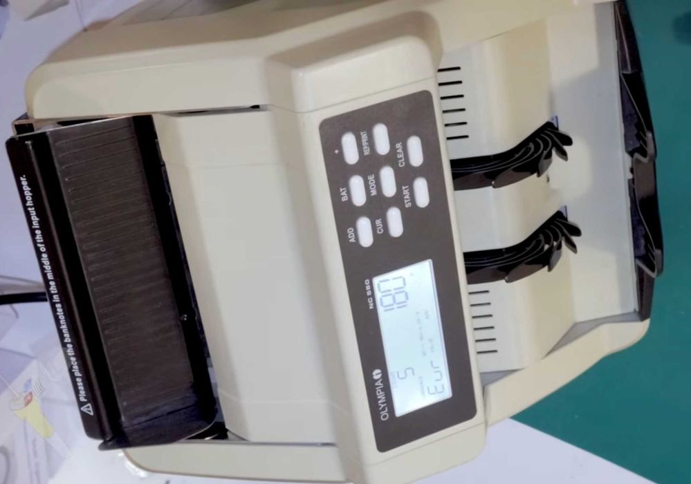 Contor de bancnote Olympia NC 560 stare foarte buna complet functional