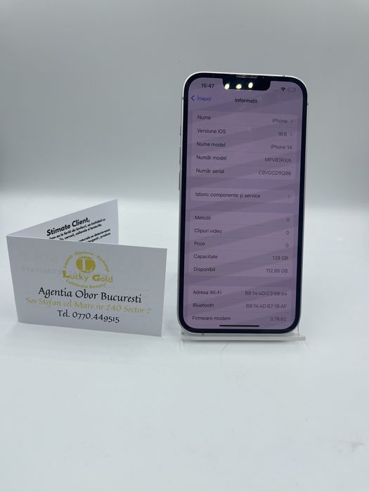 IPhone 14 128Gb 76% Baterie Garantie/Factura #50750