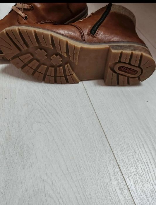 Ghete piele naturală Rieker