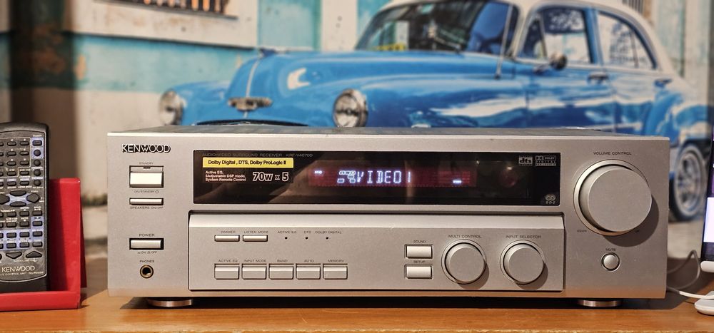 Kenwood KRF V 4070 D amplificator statie amplituner receiver pentru muzica sau filme