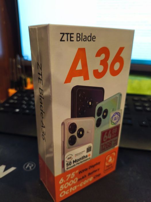 zte blade a36 новый запечатанный