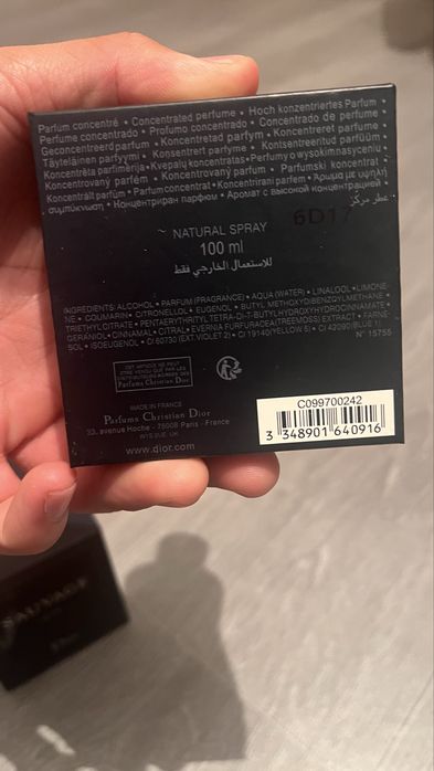 Dior savage elixir