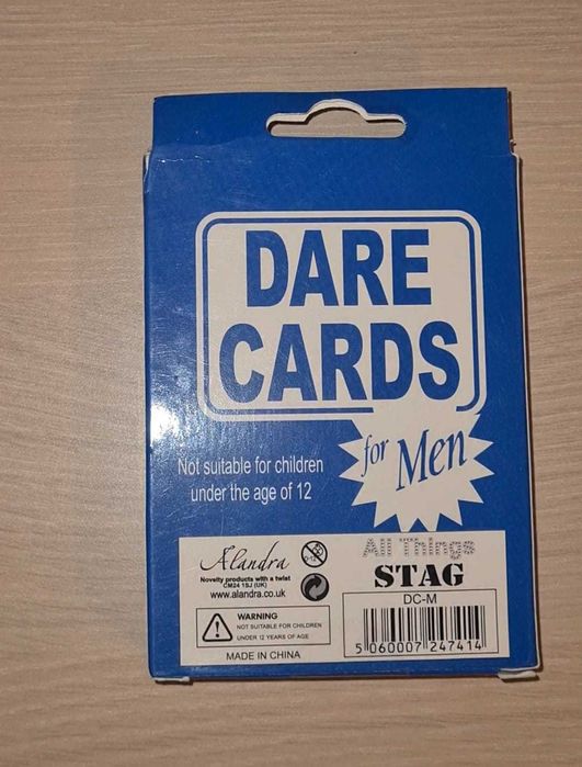 Party Boys Dare Card