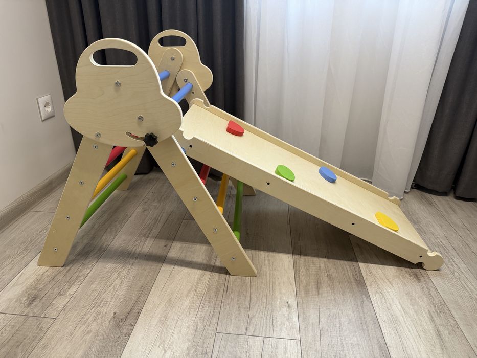 НОВ Монтесори дървен комплект за игра. Пиклер