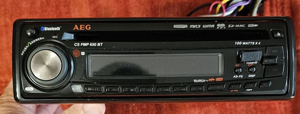 AEG auto mp3 radio cu Bluetooth citește anunțul