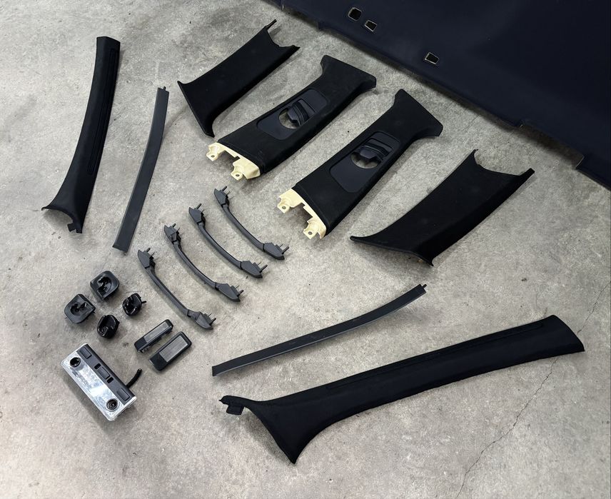 Черен таван пълен комплект за 3та серия bmw Е46 КОМБИ