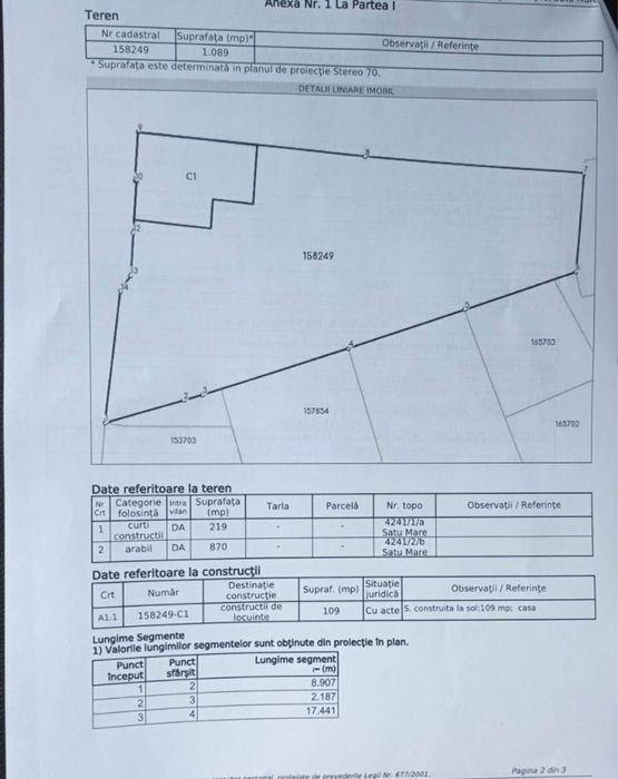 Teren zona Soarelui accept schimb cu casa ofer 100k