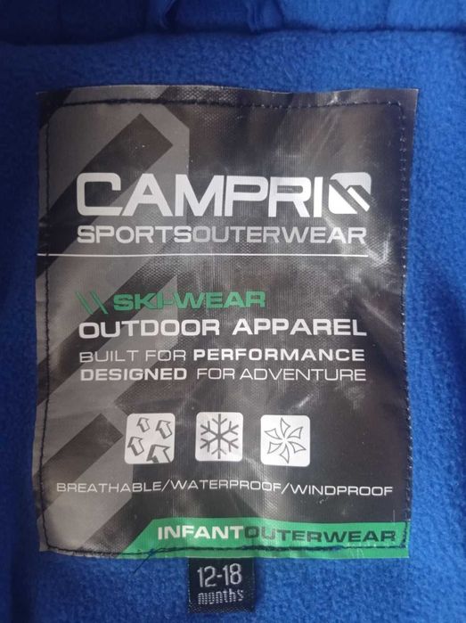 Зимен гащеризон бебе - 6-12 м и бонус зимни шапки и ръкавички