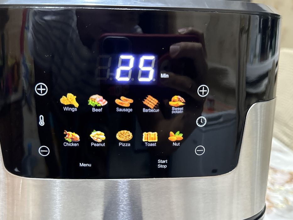 Аэрогриль 5 л, 10 программ, 1350 Вт