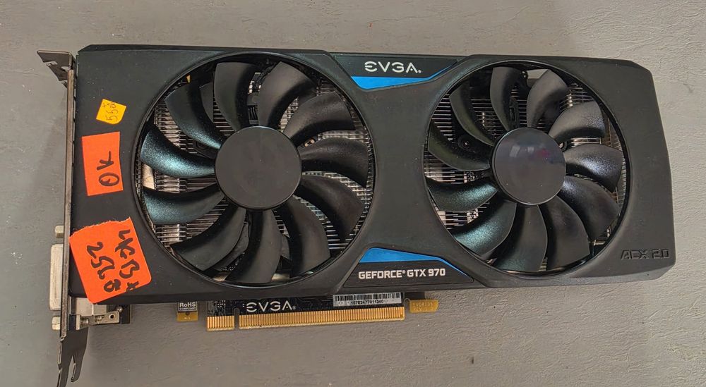 Видеокарта Gigabyte Evga GTX970 4GB