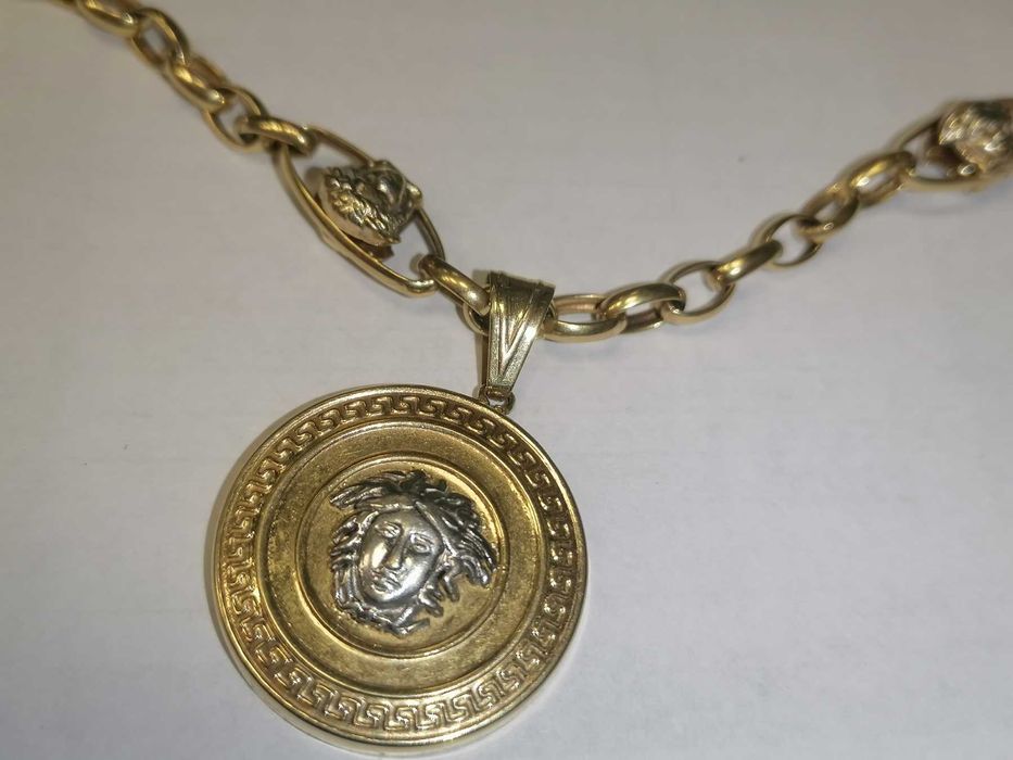 Златен синджир / ланец " Versace " - 14.57 грама - 14к