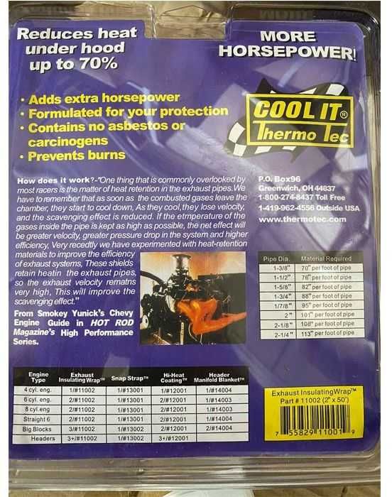 Термоизолационна лента, Огнеупорна, 10м, за Спортни Колектори Гърнета